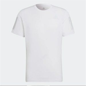 Adidas Men's OWN THE RUN Shirts Training White Jersey Tee Casual Shirt GC7868 S